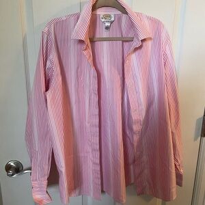 Pink Striped button down